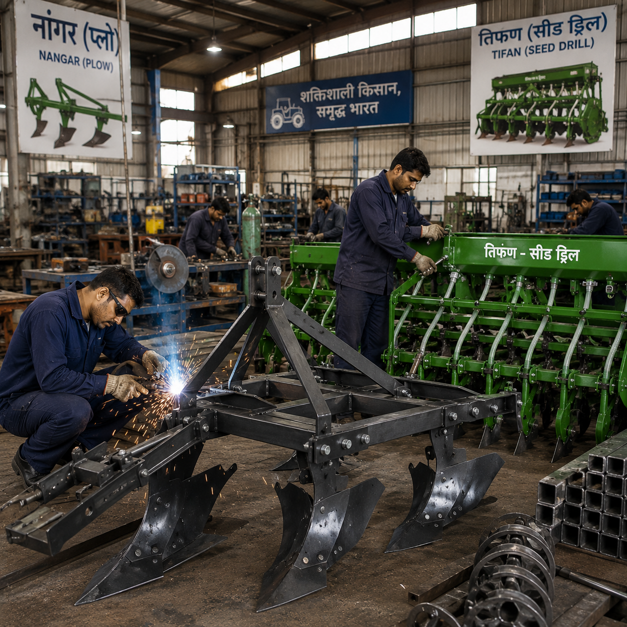 Heavy-Duty Agricultural Cultivator