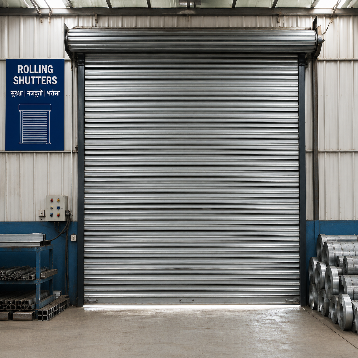 Commercial Electric Rolling Shutter